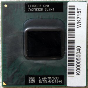 TOSHIBA SATELLITE A135 INTEL CELERON M 1.6GHz CPU SL9WT