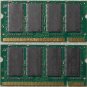 HP ZE2000 COMPAQ 2100 2200 512MB RAM (2X256) PC2700 DDR 333MHz