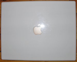 GENUINE APPLE MAC iBOOK G4 1.42GHz 14" LCD SCREEN COVER LID