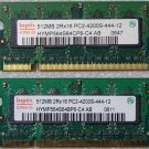HYNIX SONY VAIO N160G 1GB RAM (2x512MB) 2Rx16 PC2-4200S