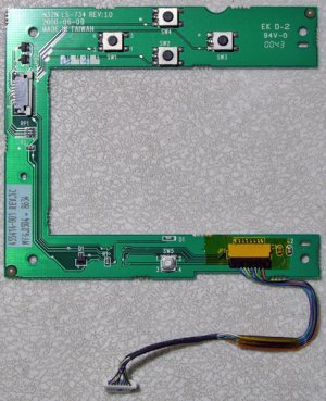 HP PAVILION N5190 N5000 SERIES TOUCHPAD BUTTON BOARD N32N LS-734 455414-001