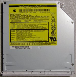 GENUINE APPLE MAC iBOOK G4 12" 14" CDRW / DVD COMBO DRIVE CW-8123-C