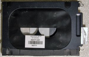HP PAVILION DV2000 HD HARD DRIVE CADDY w/ SCREWS & IDE CONNECTOR 442171
