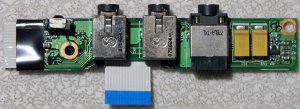 GENUINE OEM HP PAVILION DV2000 AUDIO SOUND BOARD 48.4F610.021 w/ CABLE