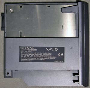 SONY VAIO PCG GRT170 GRT250 GRT260G DVDRW DRIVE DW-U50A PCGA-DDWGT1
