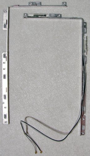 GENUINE APPLE MACBOOK 13.3" LCD BRACKETS w/ WiFi ANTENNA CABLES A1181