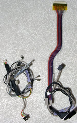 APPLE iBOOK G4 12" LCD INVERTER MIC AIRPORT ANTENNA CABLES