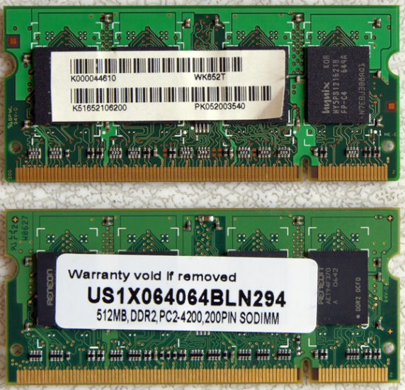 Barrette Mémoire 128Mo RAM Toshiba Satellite Pro 4310 - PC100 - Neuve