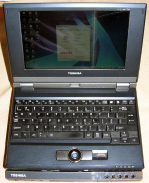 TOSHIBA LIBRETTO U100 / U105 INTEL PENTIUM M 1.2GHz 1GB RAM 60GB HD DVDRW 7.2" TFT