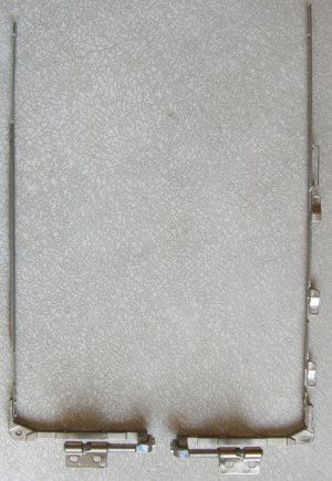 GENUINE APPLE MAC POWERBOOK G4 12" ALUMINUM LCD SCREEN HINGES