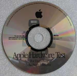 APPLE MAC IBOOK G3 HARDWARE TEST CD VERSION 1.2.3 691-3489-A