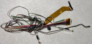 APPLE iBOOK G4 12" LCD INVERTER MIC AIRPORT ANTENNA CABLES