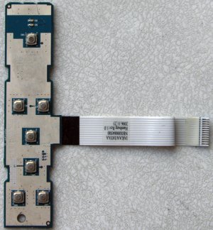 TOSHIBA SATELLITE A135 POWER SWITCH MEDIA BOARD LS-3392 w/ CABLE