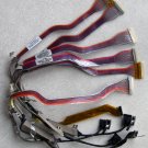 LOT OF 6 APPLE MAC iBOOK G3 G4 12" 14" LCD CABLES HPU223010210U02