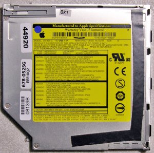 GENUINE APPLE  MAC MACBOOK / MACBOOK PRO13.3" 15" 17" DVD CDRW DRIVE CW-8221-A