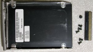 DELL LATITUDE D500 D600 HD HARD DRIVE CADDY 0R854 & IDE w/ SCREWS & IDE CONNECTOR