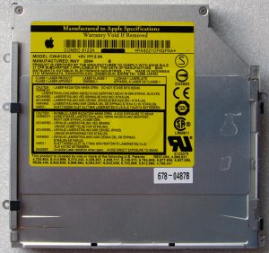 GENUINE APPLE MAC POWERBOOK G4 15" ALUMINUM 1GHz 1.33GHz 1.5GHz 1.67GHz DVD CDRW COMBO DRIVE