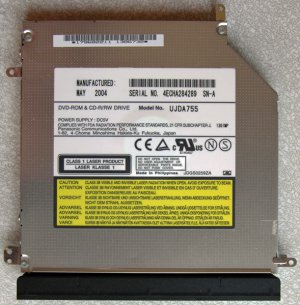 SONY VAIO VGN-S150 S160 S260 S270 S360P DVD CDRW DRIVE UJDA755