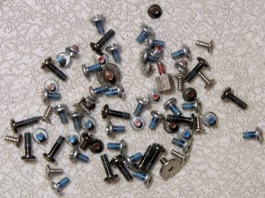 SONY VAIO VGN-S150 S160 S170 S260 S360P COMPLETE SCREW / SCREWS SET