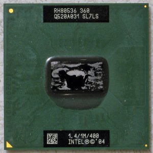 COMPAQ V4000 DV4000 INTEL CELERON M 1.4GHz CPU SL7LS