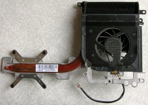 OEM HP DV9000 AMD CPU HEATSINK & COOLING FAN 438606-001