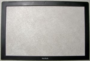 OEM APPLE BLACK MACBOOK 13.3" FRONT LCD FRAME / BEZEL