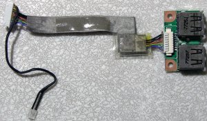 HP DV2000 DUEL USB BOARD W/ CABLE 48.4F604.011 05541-1