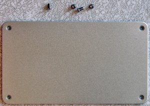 POWERBOOK G4 12" ALUMINUM MEMORY RAM COVER w/ SCREWS