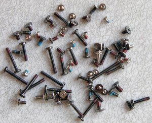 GENUINE OEM THINKPAD IBM T60 T60P T61 Z60M T61P COMPLETE SCREW / SCREWS SET
