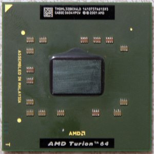 HP PAVILION DV5000 DV8000 COMPAQ V50000 AMD TURION 64 1.8GHz CPU TMDML32BKX4L