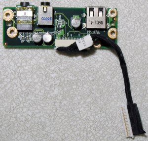 HP PAVILION DV5000 AUDIO SOUND BOARD LS-2776 407803-001 w/ CABLE