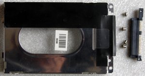 HP PAVILION DV6000 DV9000 HD HARD DRIVE CADDY w/ IDE CONNECTOR & SCREWS