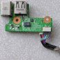 GENUINE HP PAVILION DV6000 USB AND DC IN JACK 90W BOARD W/ CABLE DAAT8TB18A1