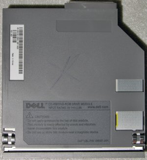 OEM DELL LATITDUE D600 D610 500M 600M DVD CDRW COMBO 8W007 D2152
