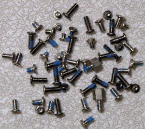 GENUINE OEM GATEWAY MA MA2 MX6124 MX6650 COMPLETE SCREW SCREWS SET