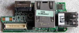 DELL LATITUDE D610 NIC USB / S VIDEO OUT BOARD DA0JM5LBAG3 Y4150