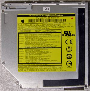 MACBOOK MACBOOK PRO 13" 15" 17" DVDRW SD DRIVE UJ-857-C