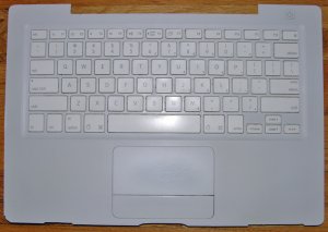 GENUINE APPLE OEM WHITE MACBOOK A1181 13.3" KEYBOARD PALMREST TOUCHPAD MOUSE ASSY