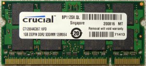 HP PAVILION DV2000 DV6000 DV9000 1GB LAPTOP RAM 434741-001