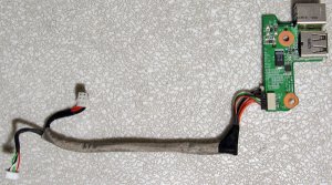 GENUINE HP PAVILION DV6000 USB DC IN JACK BOARD w/ CABLE DA0AT8TB8F2