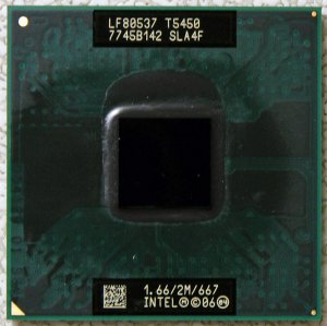 HP PAVILION DV6000 SERIES INTEL CORE 2 DUO 1.66GHz CPU T5450 SLA4F