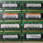 A LOT OF 8 SAMSUNG HYNIX 512MB DDR2 PC2-4200S LAPTOP RAM