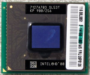 IBM THINKPAD T20 T21 INTEL PENTIUM III 3 MOBILE 900MHz CPU PROCESSOR SL53T 26P8126