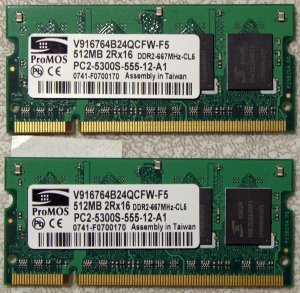 HP PAVILION DV2000 DV6000 DV9000 1GB LAPTOP RAM 446494-001