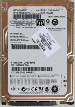 HP PAVILION DV2000 DV6000 DV6500 DV9000 160GB HD HARD DRIVE 453775-001