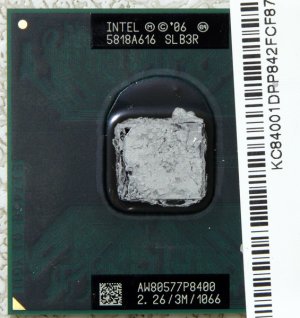 GATEWAY MS2252 P-7801U INTEL CORE 2 DUO 2.26GHz 3MB 1066MHz P8400 CPU SLB3R