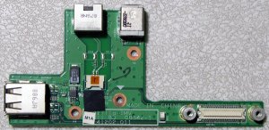 GATEWAY P-7801U DC JACK / USB / RJ45 BOARD 48.4I202.011