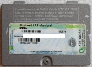DELL LATITUDE D610 M20 RAM / MEMORY COVER G4164 / 0T7570 w/ COA