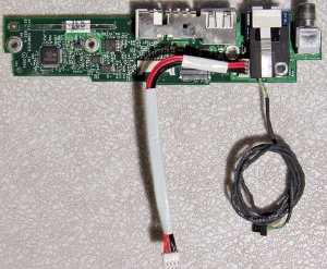 MAC POWERBOOK G4 15" DC POWER USB MODEM JACK 820-1602-A