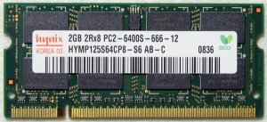 HYNIX HP PAVILION DV4 2GB RAM PC2-6400S 482169 HYMP125S64CP8